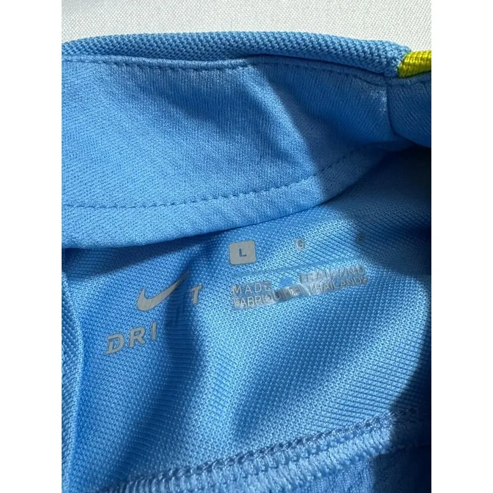 Vintage Manchester City Nike Team Jacket Blue Yellow Men's Large